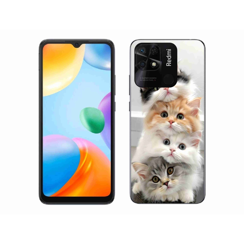 Gélový kryt mmCase na Xiaomi Redmi 10C - mačacia partia
