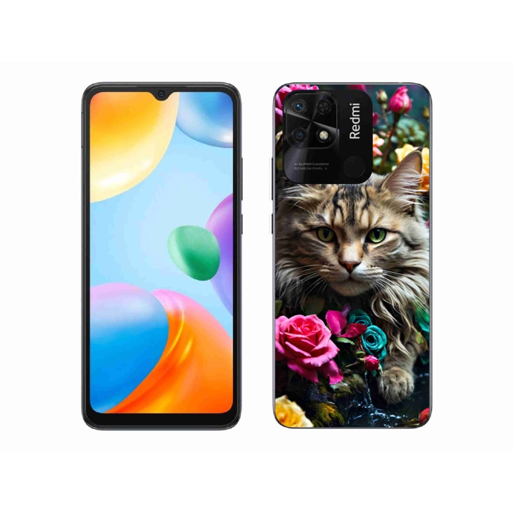 Gélový kryt mmCase na Xiaomi Redmi 10C - mačacie pohľad 2