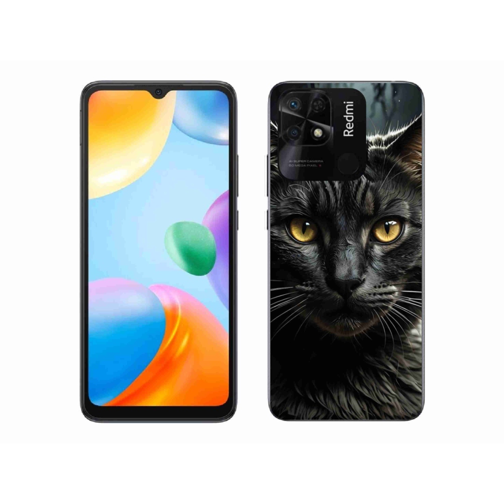 Gélový kryt mmCase na Xiaomi Redmi 10C - mačacie pohľad 3