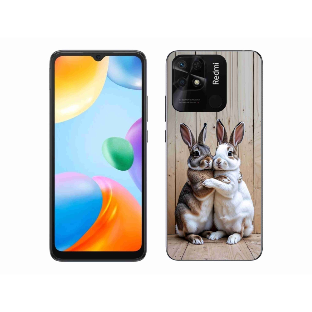 Gélový kryt mmCase na Xiaomi Redmi 10C - králičie pár