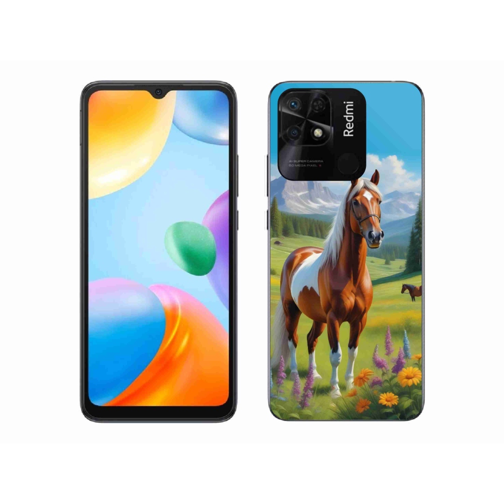 Gélový kryt mmCase na Xiaomi Redmi 10C - kôň na lúke