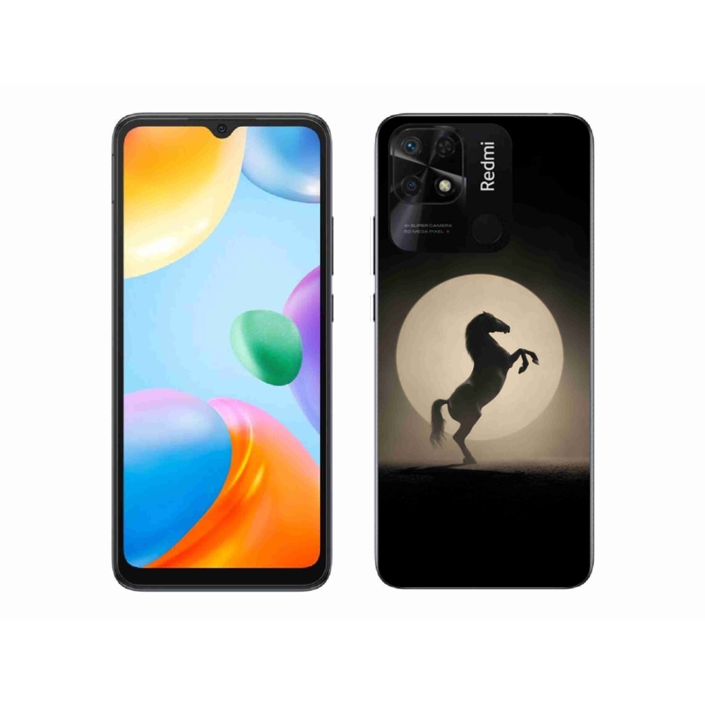 Gélový kryt mmCase na Xiaomi Redmi 10C - kôň v siluete