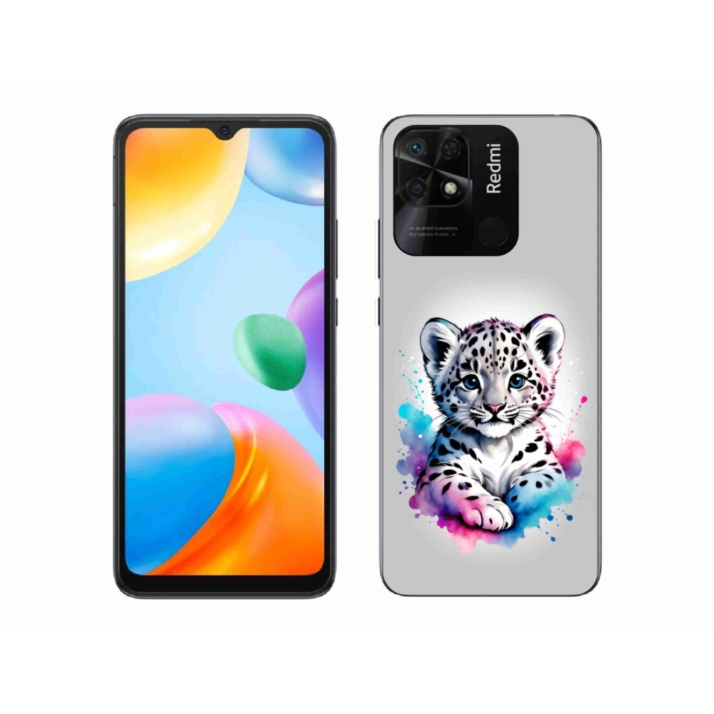Gélový kryt mmCase na Xiaomi Redmi 10C - leopardej mláďa