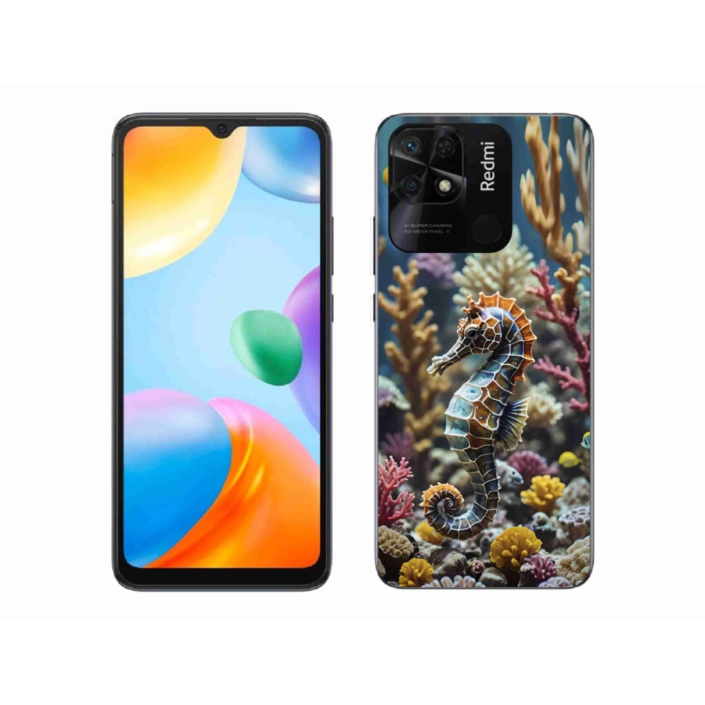 Gélový kryt mmCase na Xiaomi Redmi 10C - morský koník 2