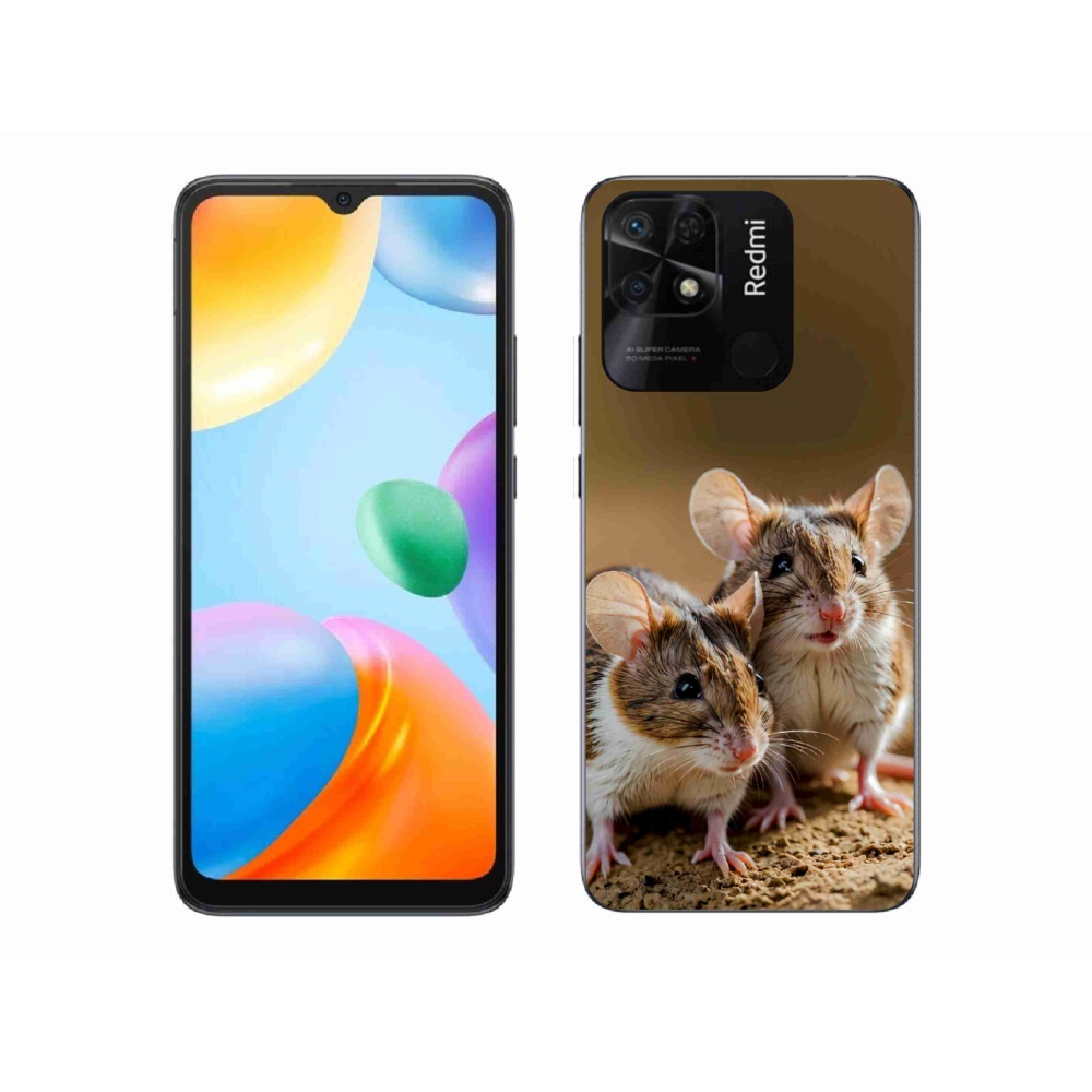 Gélový kryt mmCase na Xiaomi Redmi 10C - myší duo