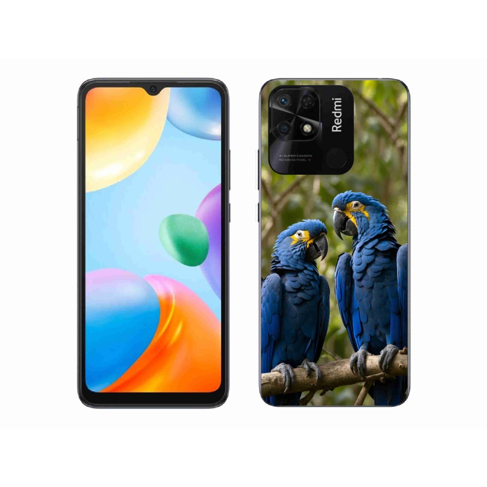 Gélový kryt mmCase na Xiaomi Redmi 10C - papagájové duo