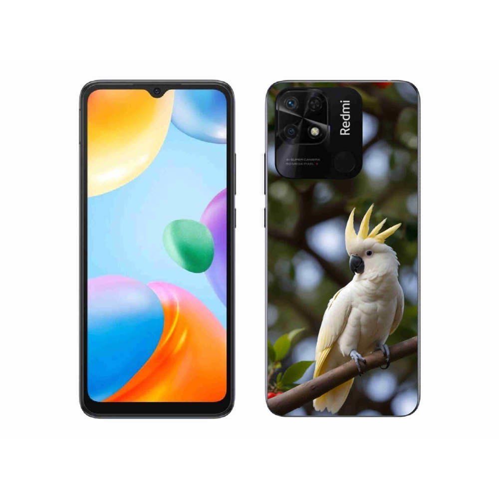 Gélový kryt mmCase na Xiaomi Redmi 10C - papagáj kakadu 3
