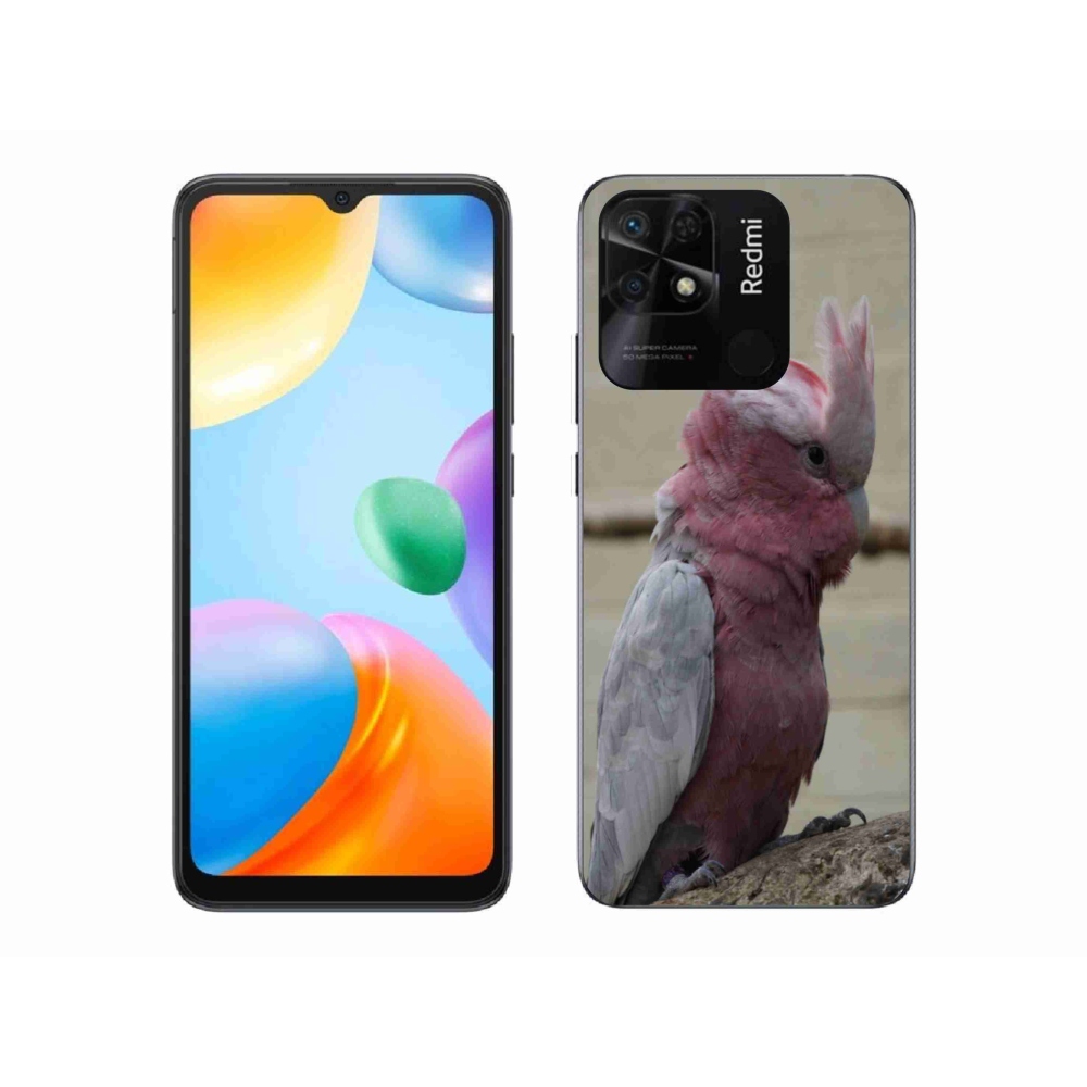 Gélový kryt mmCase na Xiaomi Redmi 10C - papagáj kakadu ružový