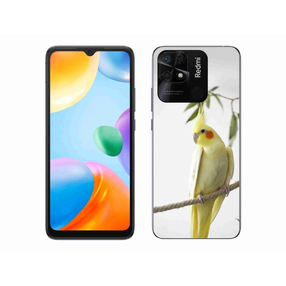 Gélový kryt mmCase na Xiaomi Redmi 10C - papagáj korela chocholatá