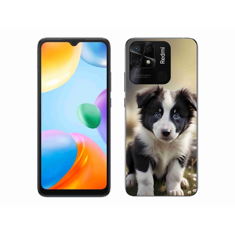 Gélový kryt mmCase na Xiaomi Redmi 10C - roztomilá border kólia