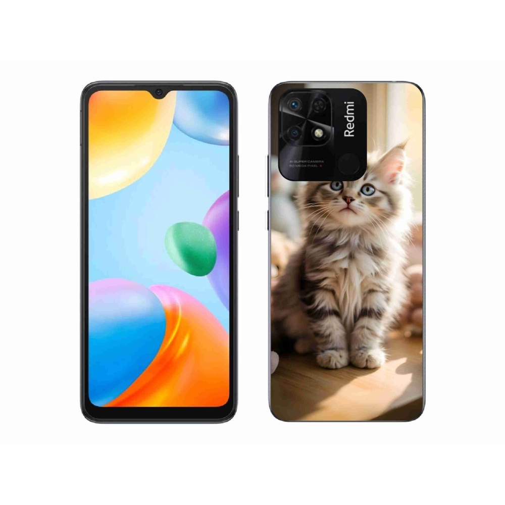 Gélový kryt mmCase na Xiaomi Redmi 10C - roztomilé mačiatko 10