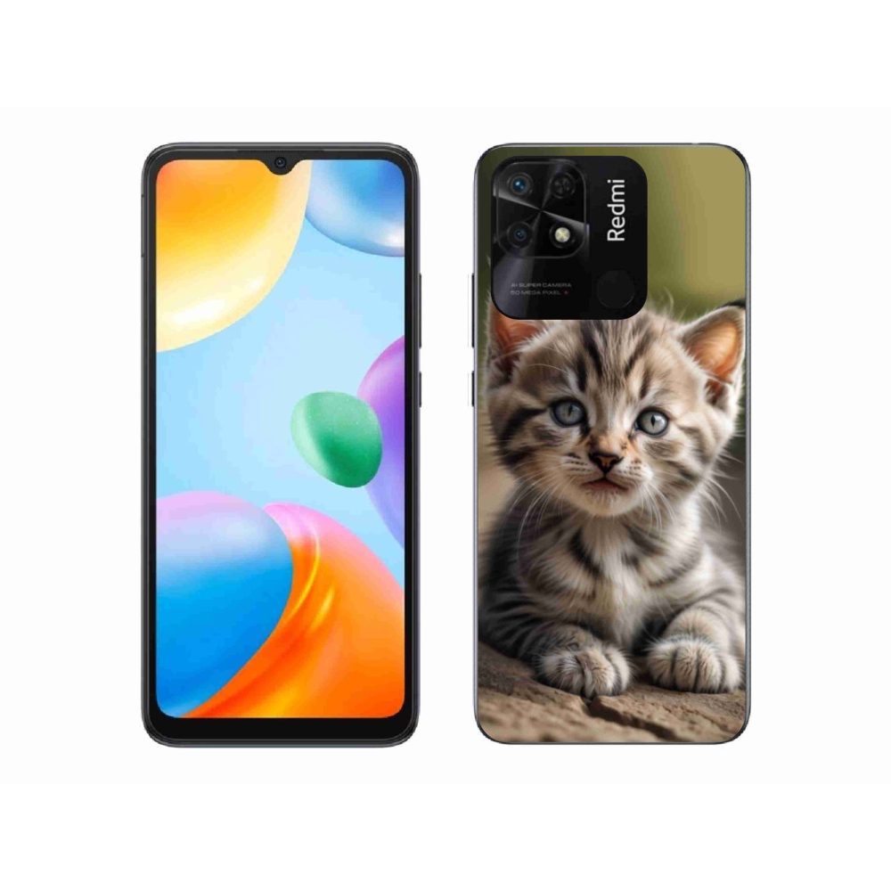 Gélový kryt mmCase na Xiaomi Redmi 10C - roztomilé mačiatko 9