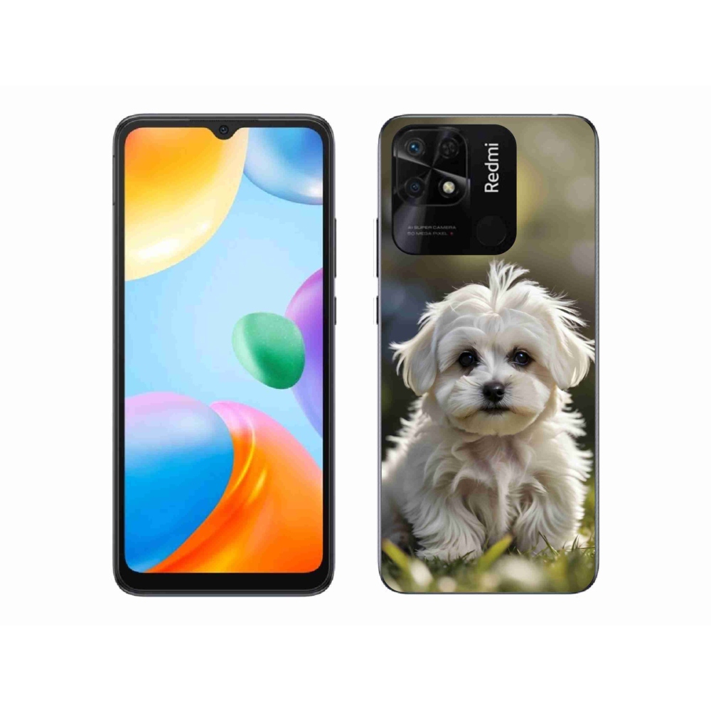 Gélový kryt mmCase na Xiaomi Redmi 10C - roztomilý maltézsky psík