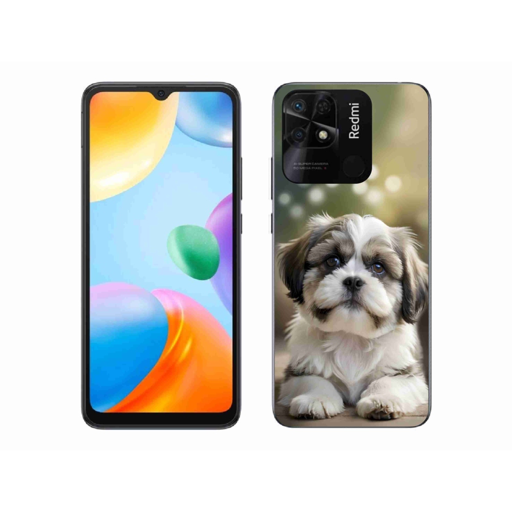 Gélový kryt mmCase na Xiaomi Redmi 10C - roztomilý shih-tzu