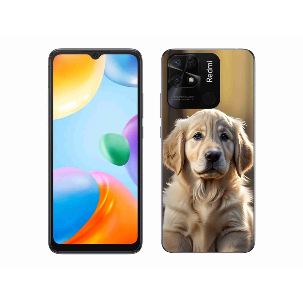 Gélový kryt mmCase na Xiaomi Redmi 10C - roztomilý zlatý retriever