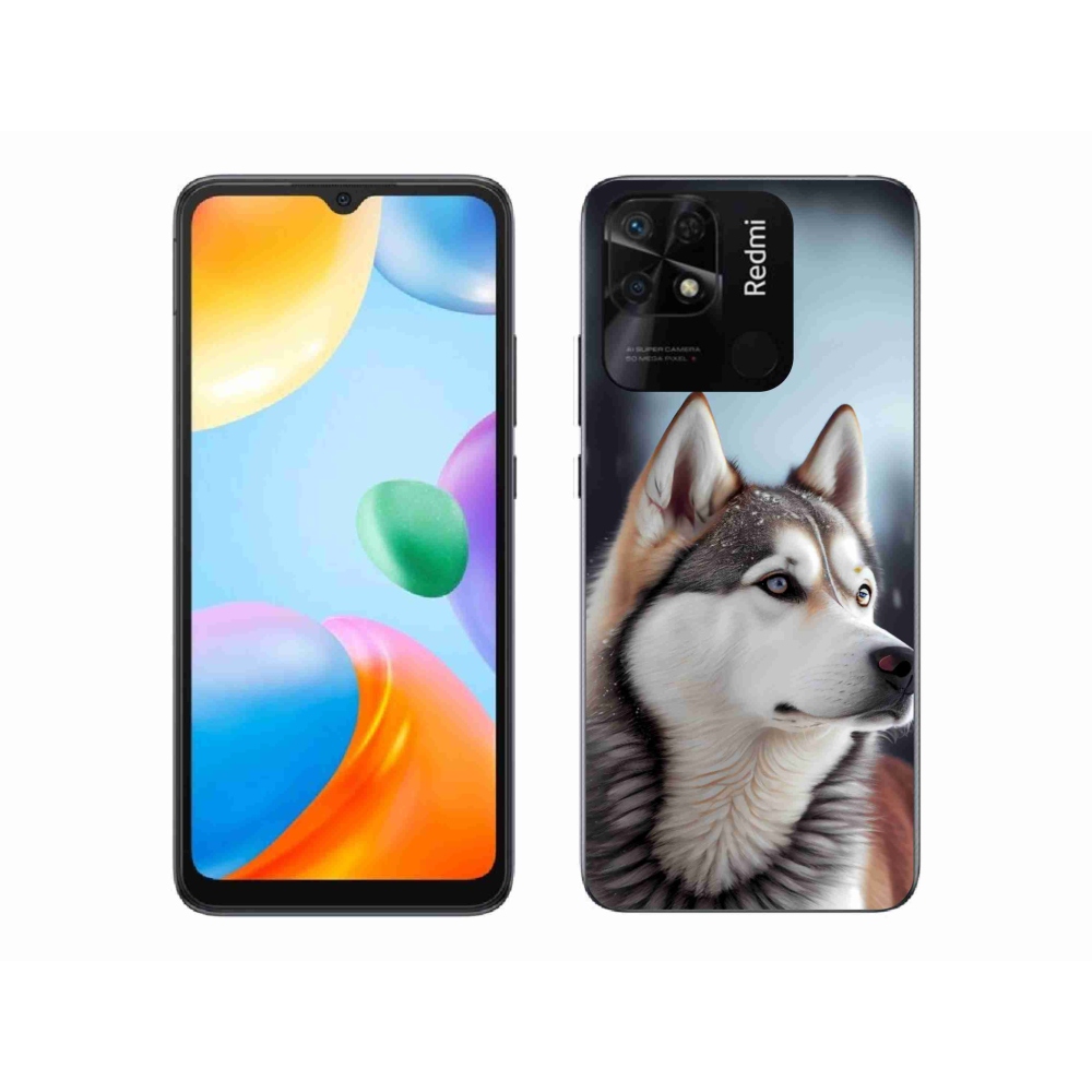 Gélový kryt mmCase na Xiaomi Redmi 10C - sibírsky husky