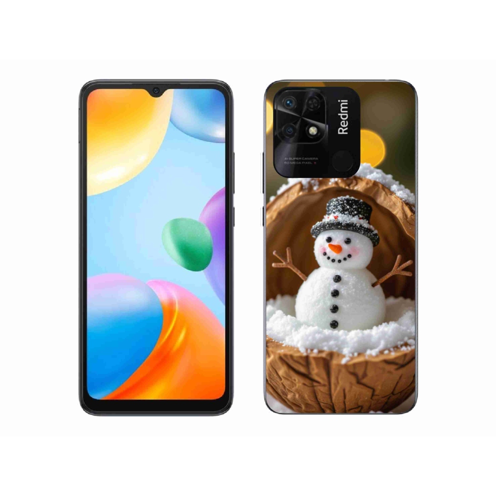 Gélový kryt mmCase na Xiaomi Redmi 10C - snehuliak 4