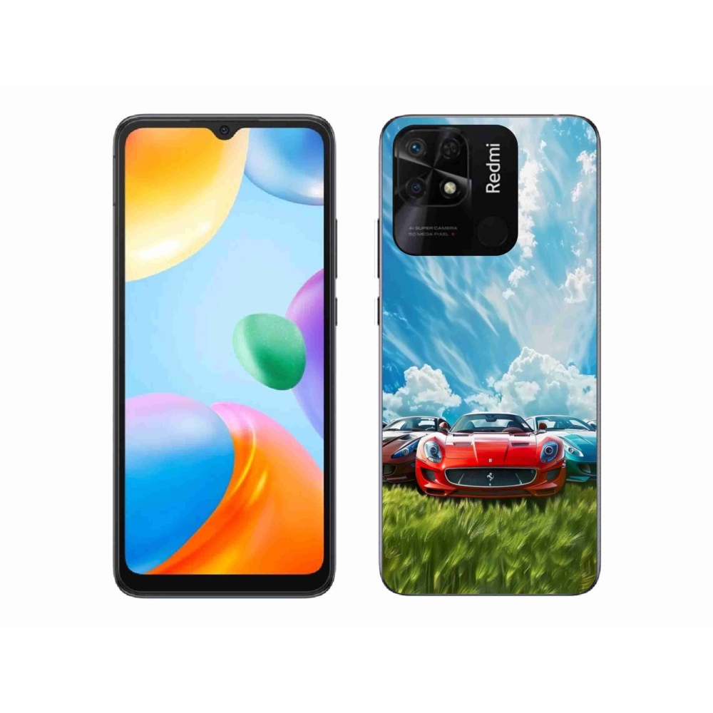 Gélový kryt mmCase na Xiaomi Redmi 10C - športové vozidlá