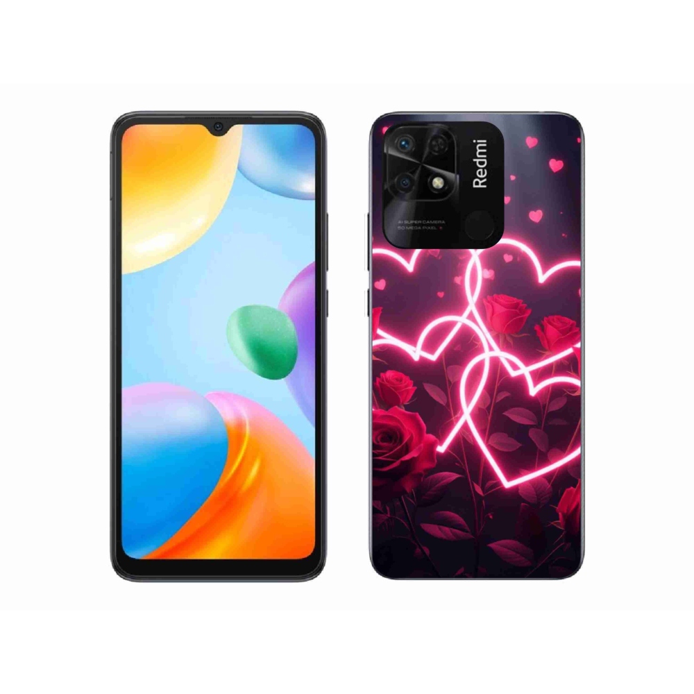 Gélový kryt mmCase na Xiaomi Redmi 10C - srdce lásky