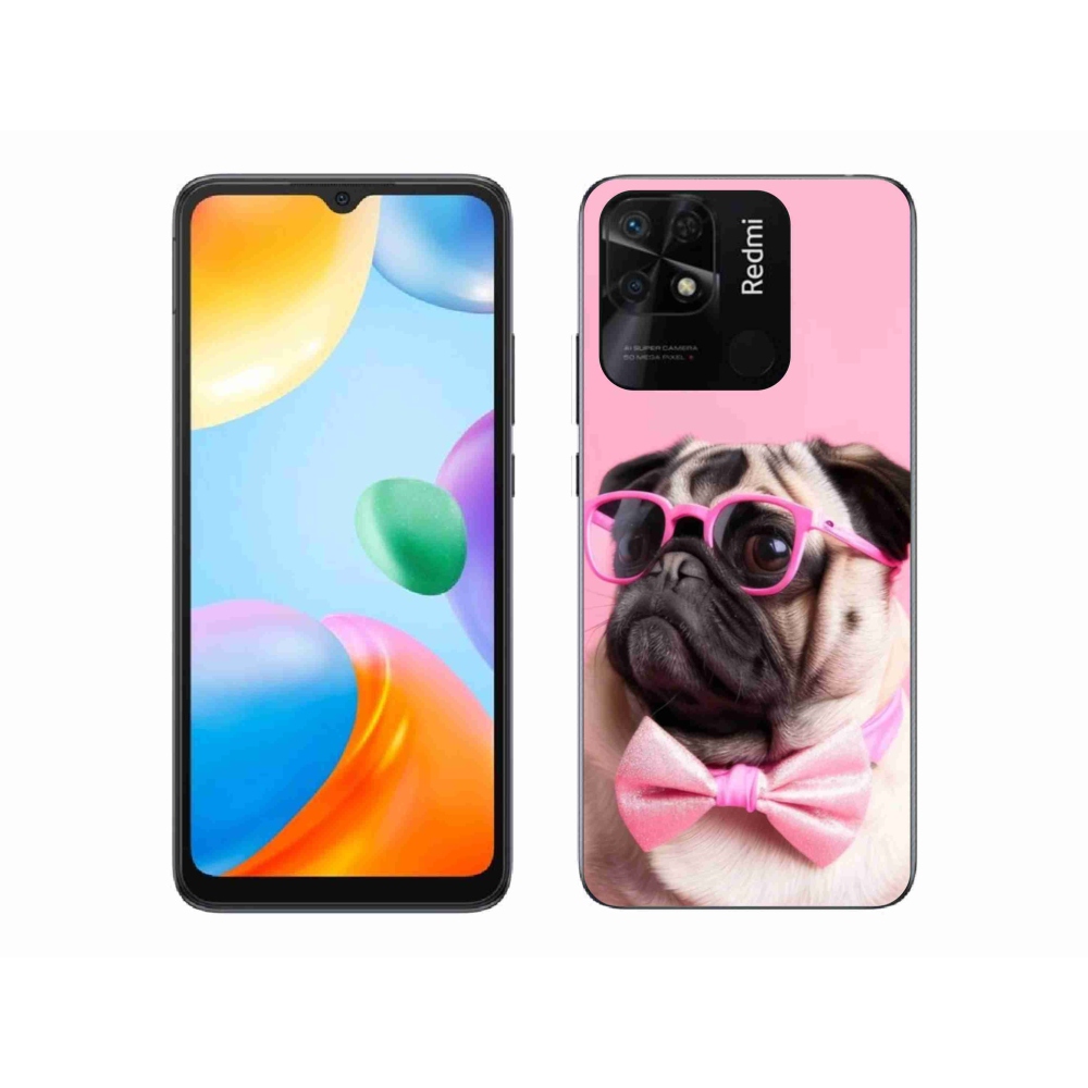 Gélový kryt mmCase na Xiaomi Redmi 10C - štýlový mops