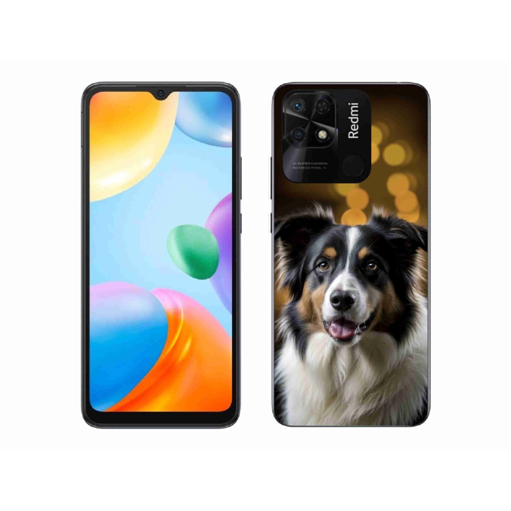 Gélový kryt mmCase na Xiaomi Redmi 10C - usmievavý austrálsky ovčiak