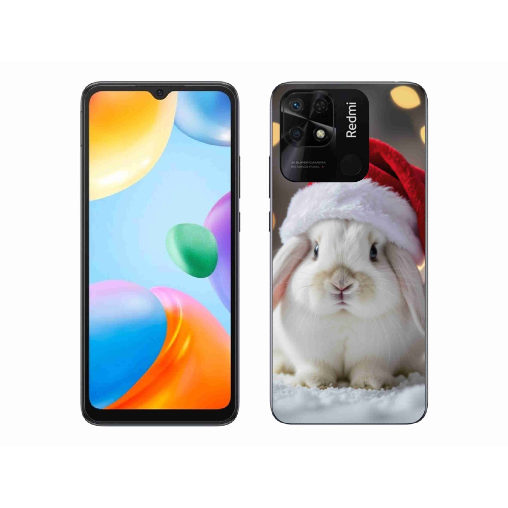Gélový kryt mmCase na Xiaomi Redmi 10C - vianočný králik