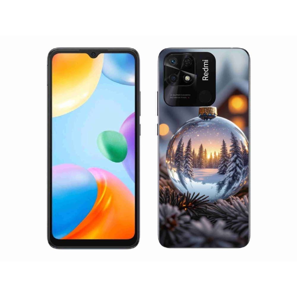 Gélový kryt mmCase na Xiaomi Redmi 10C - vianočná ozdoba