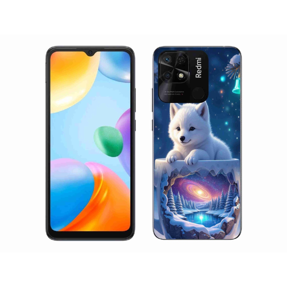 Gélový kryt mmCase na Xiaomi Redmi 10C - vianočné šteňa