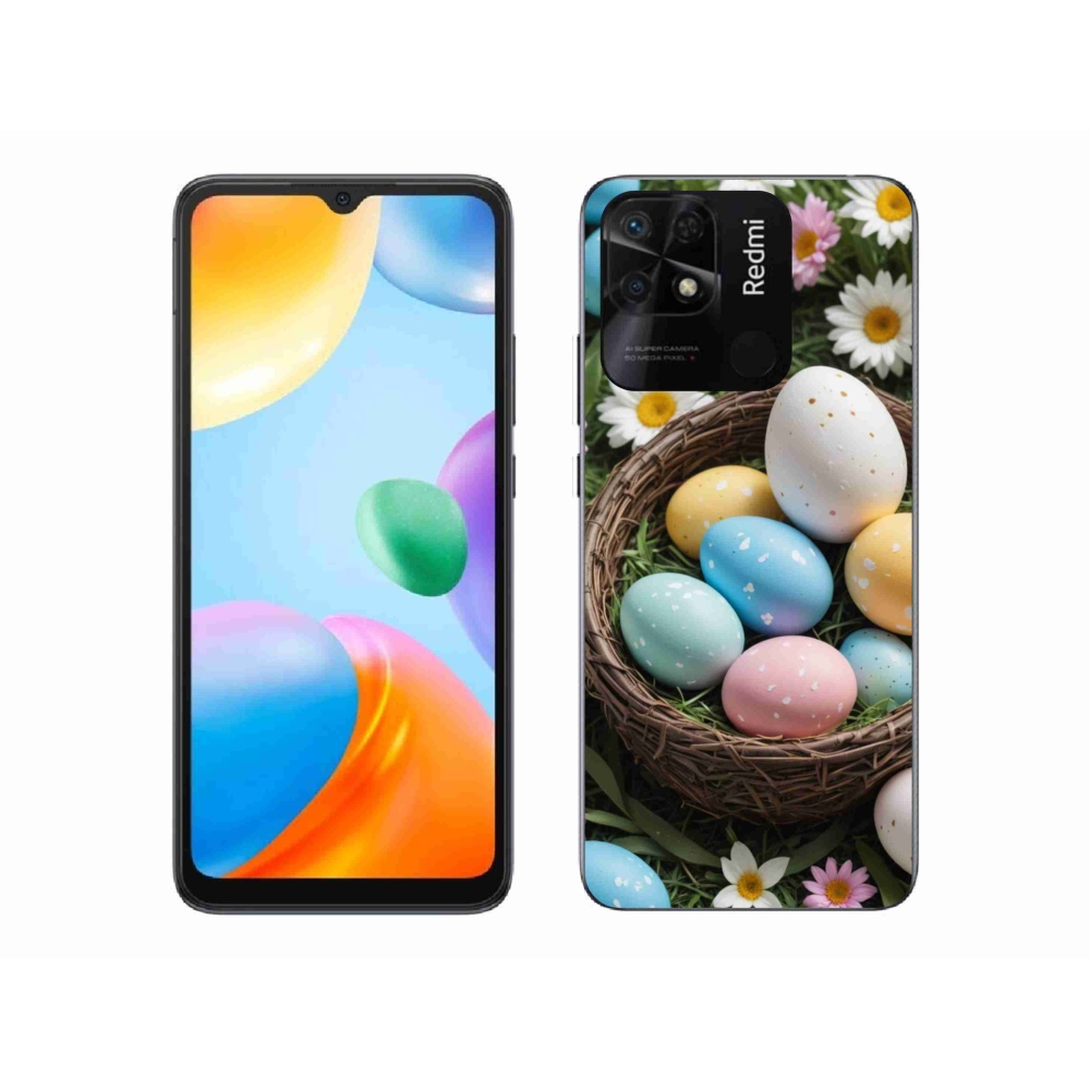 Gélový kryt mmCase na Xiaomi Redmi 10C - veľkonočné vajíčka 2