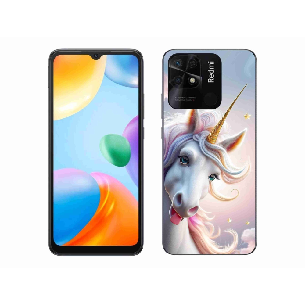 Gélový kryt mmCase na Xiaomi Redmi 10C - veselý jednorožec