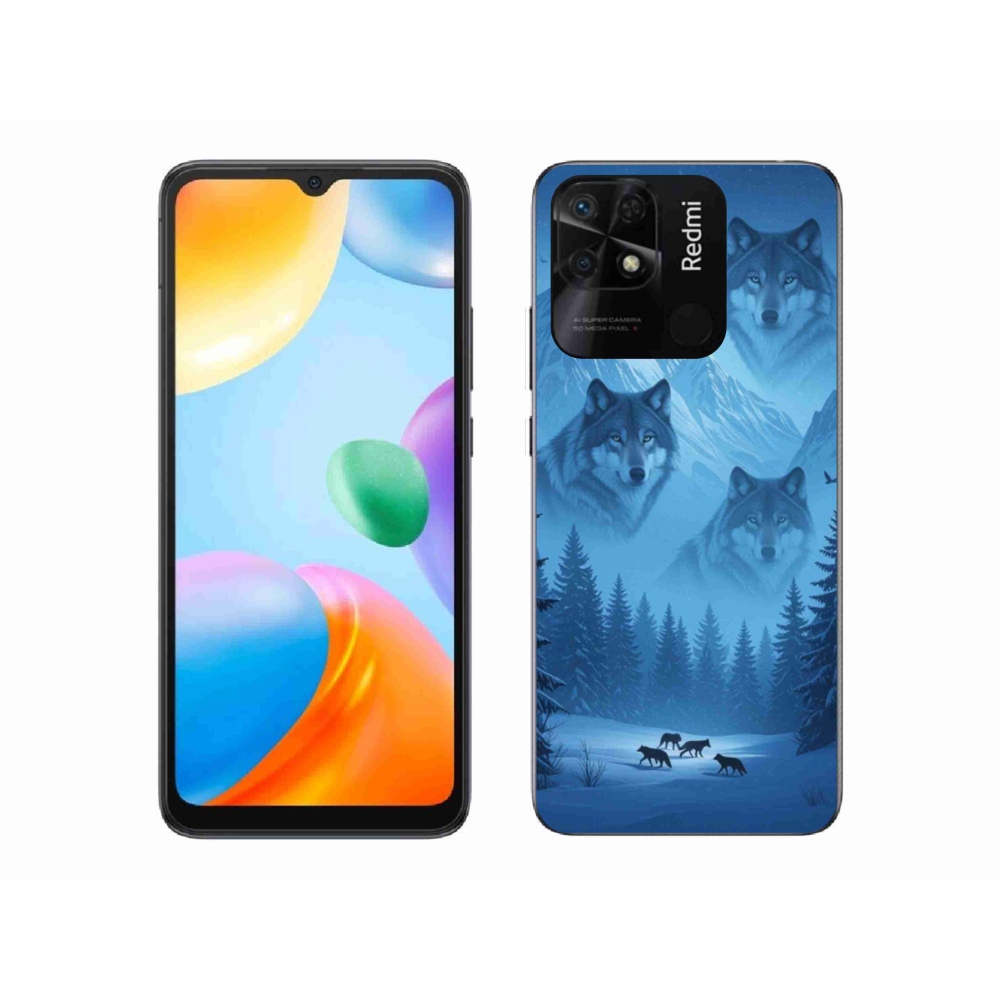 Gélový kryt mmCase na Xiaomi Redmi 10C - vlčia svorka