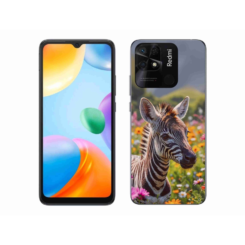 Gélový kryt mmCase na Xiaomi Redmi 10C - zebra na lúke