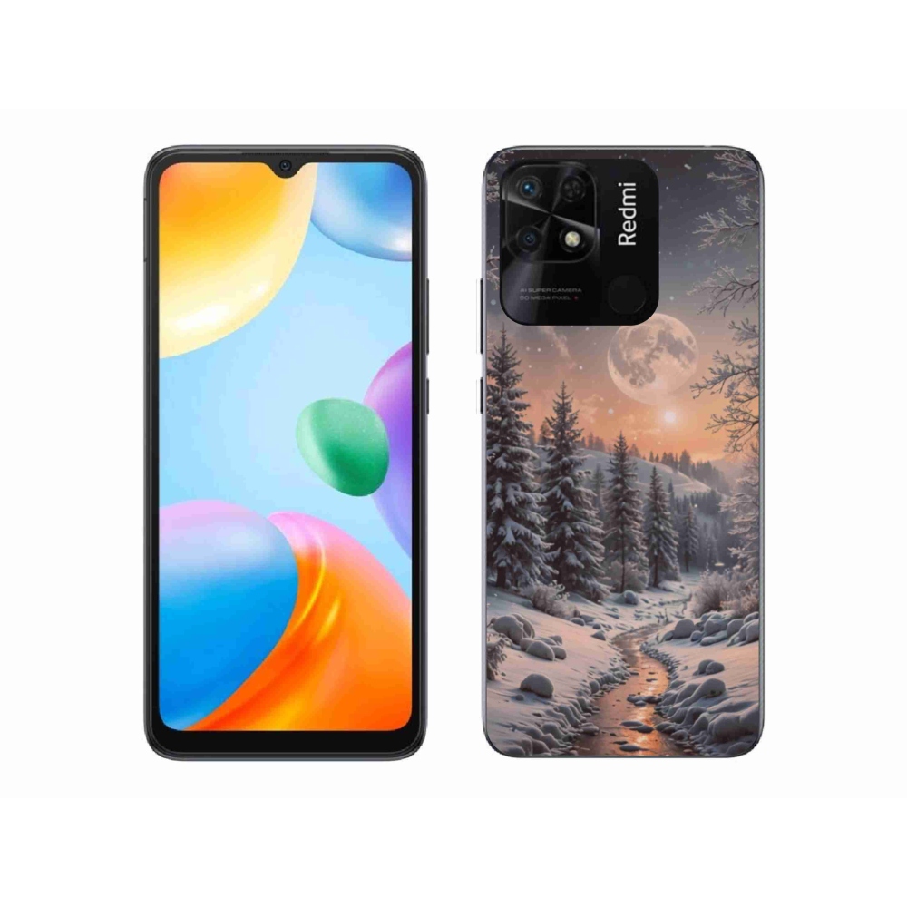 Gélový kryt mmCase na Xiaomi Redmi 10C - zimná krajina 2