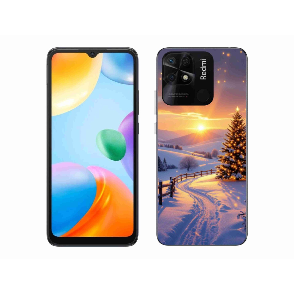 Gélový kryt mmCase na Xiaomi Redmi 10C - zimná krajina