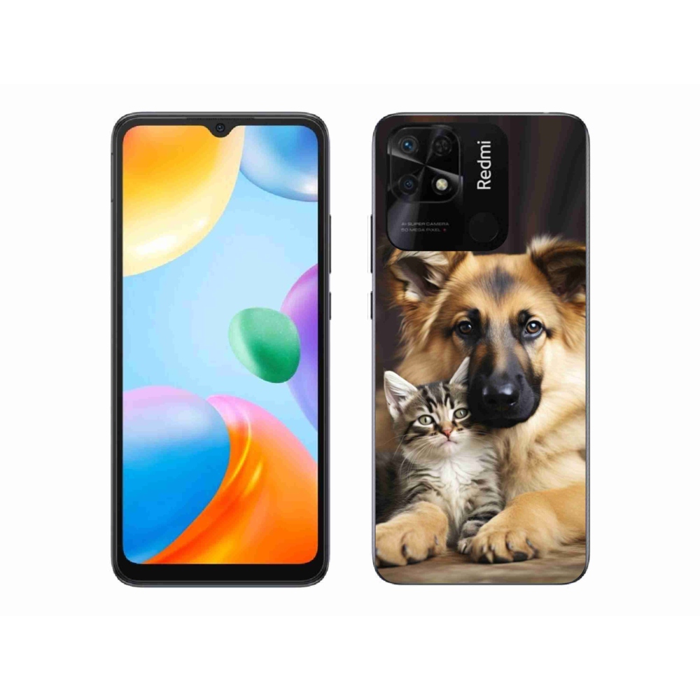 Gélový kryt mmCase na Xiaomi Redmi 10C - zvieracie priateľstvo