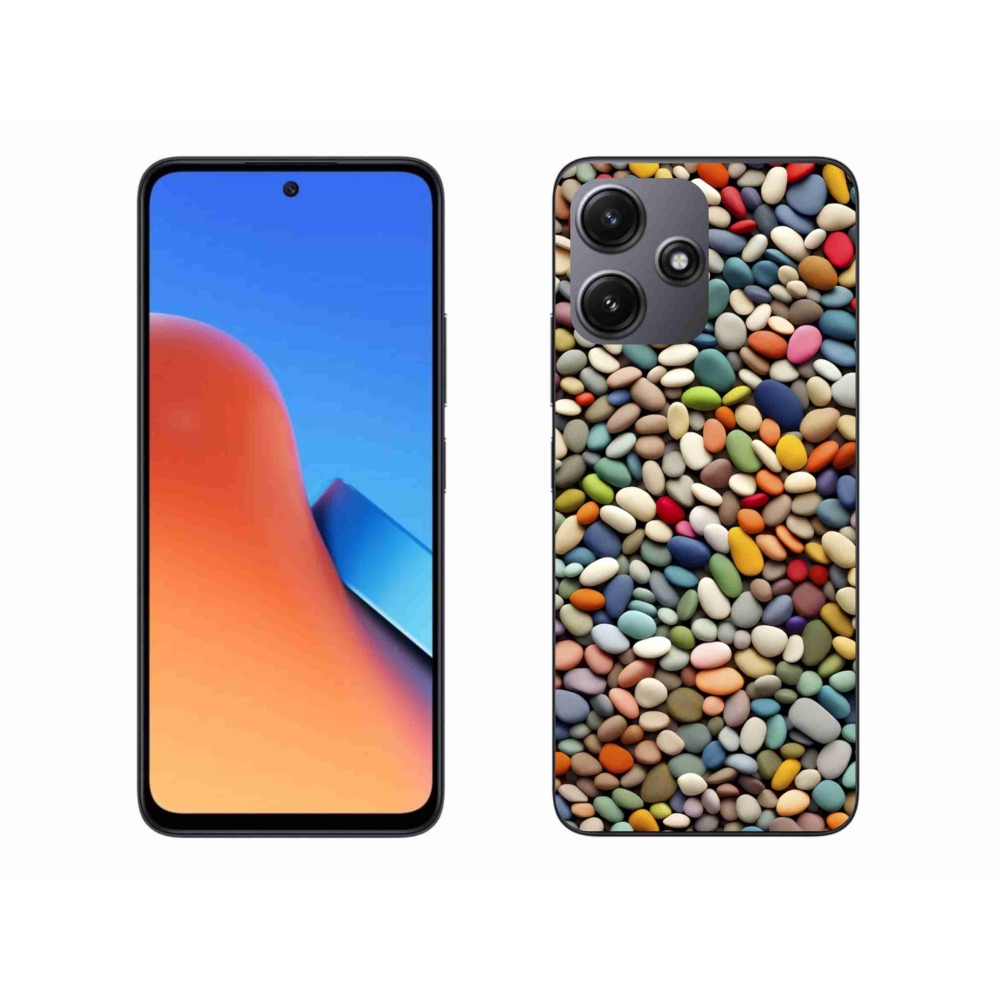 Gélový kryt mmCase na Xiaomi Redmi 12 5G - farebné kamienky 2