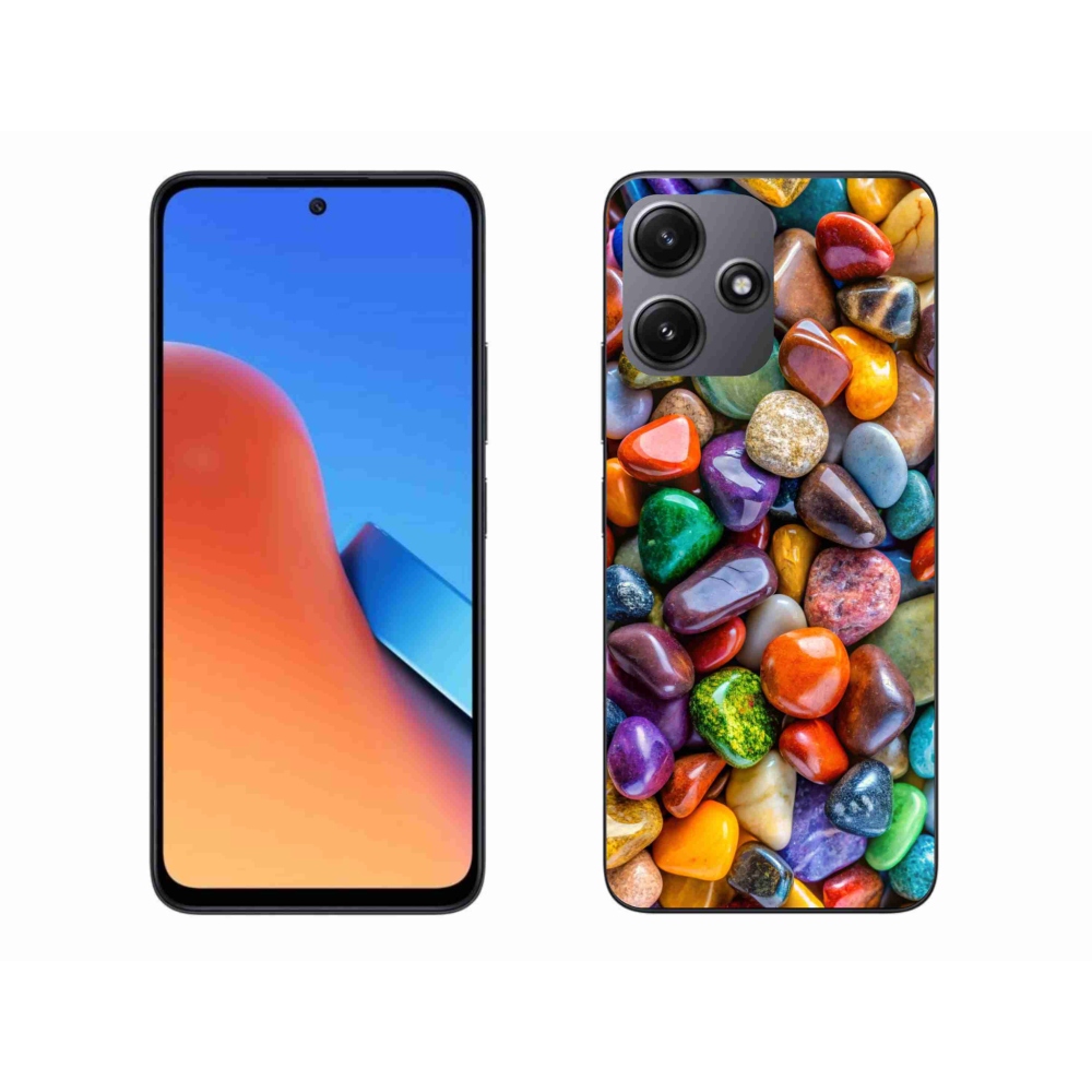 Gélový kryt mmCase na Xiaomi Redmi 12 5G - farebné kamienky