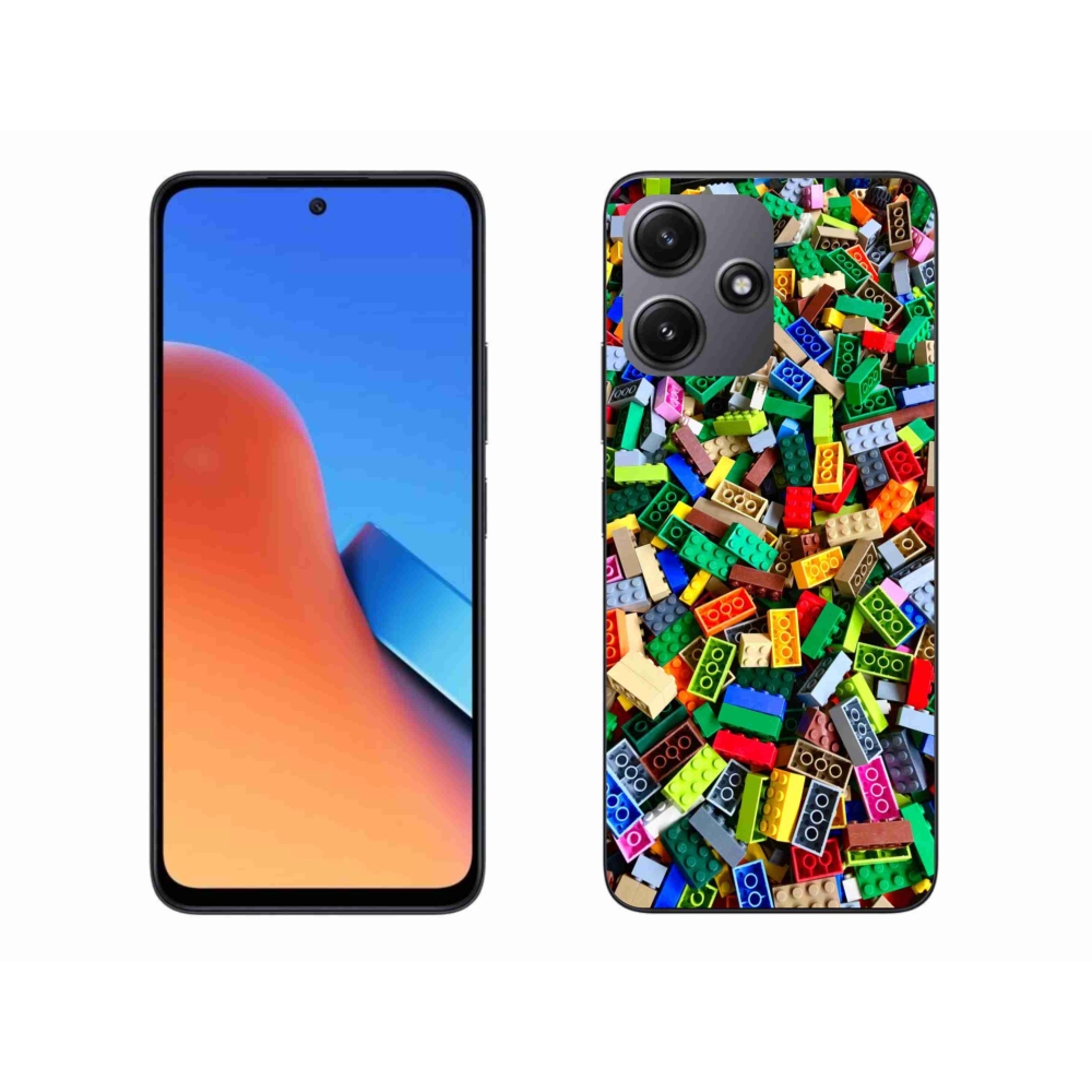 Gélový kryt mmCase na Xiaomi Redmi 12 5G - farebné stavebné kocky
