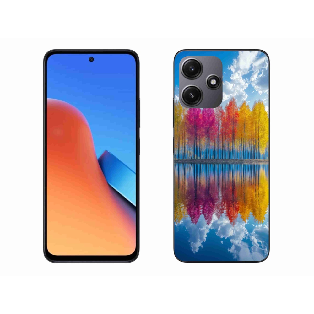 Gélový kryt mmCase na Xiaomi Redmi 12 5G - farebné stromy