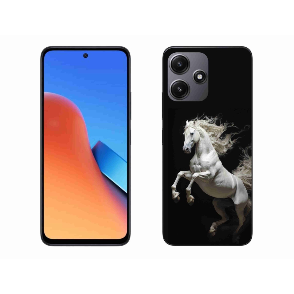 Gélový kryt mmCase na Xiaomi Redmi 12 5G - biely kôň 4