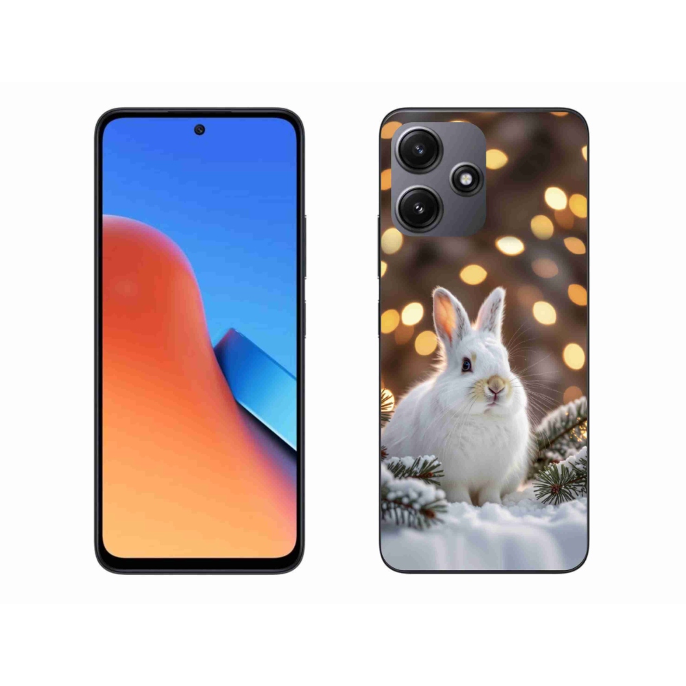 Gélový kryt mmCase na Xiaomi Redmi 12 5G - biely zajac