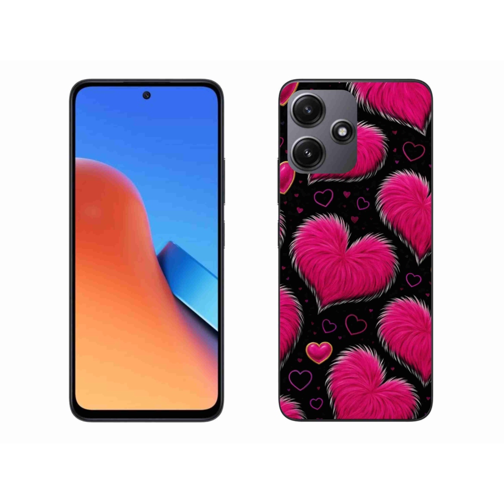 Gélový kryt mmCase na Xiaomi Redmi 12 5G - hebké srdce