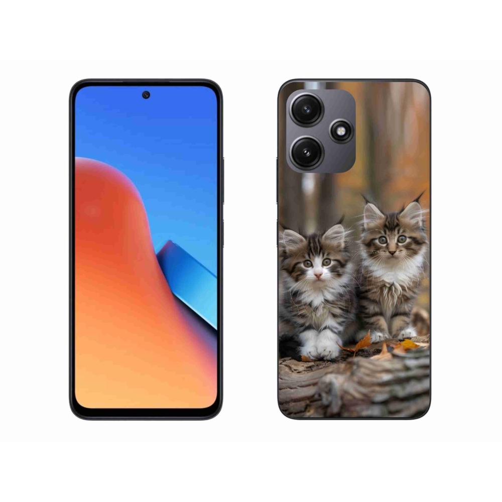 Gélový kryt mmCase na Xiaomi Redmi 12 5G - mačacie duo 3