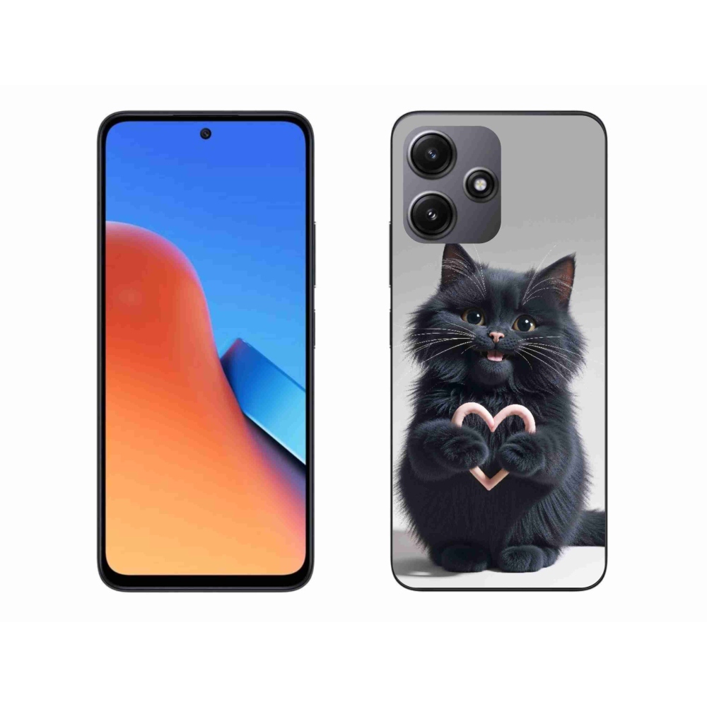 Gélový kryt mmCase na Xiaomi Redmi 12 5G - mačacia láska 3