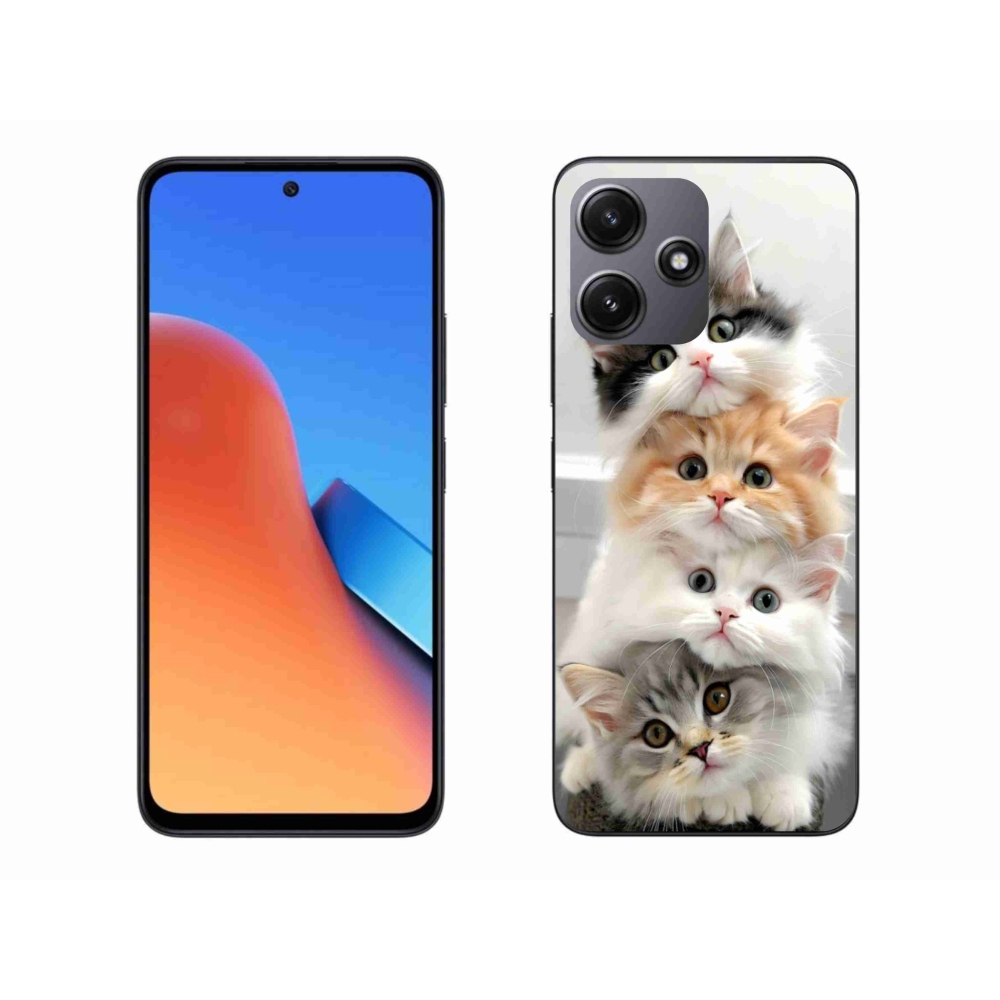 Gélový kryt mmCase na Xiaomi Redmi 12 5G - mačacia partia