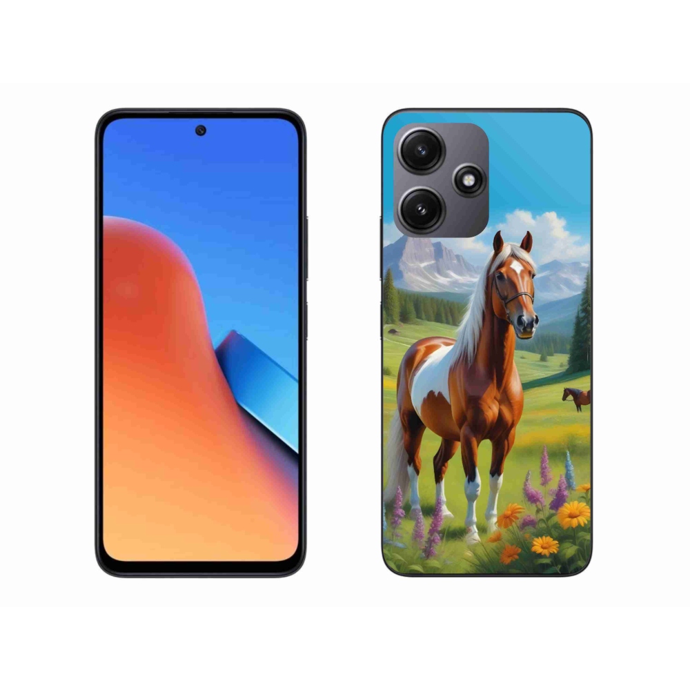 Gélový kryt mmCase na Xiaomi Redmi 12 5G - kôň na lúke