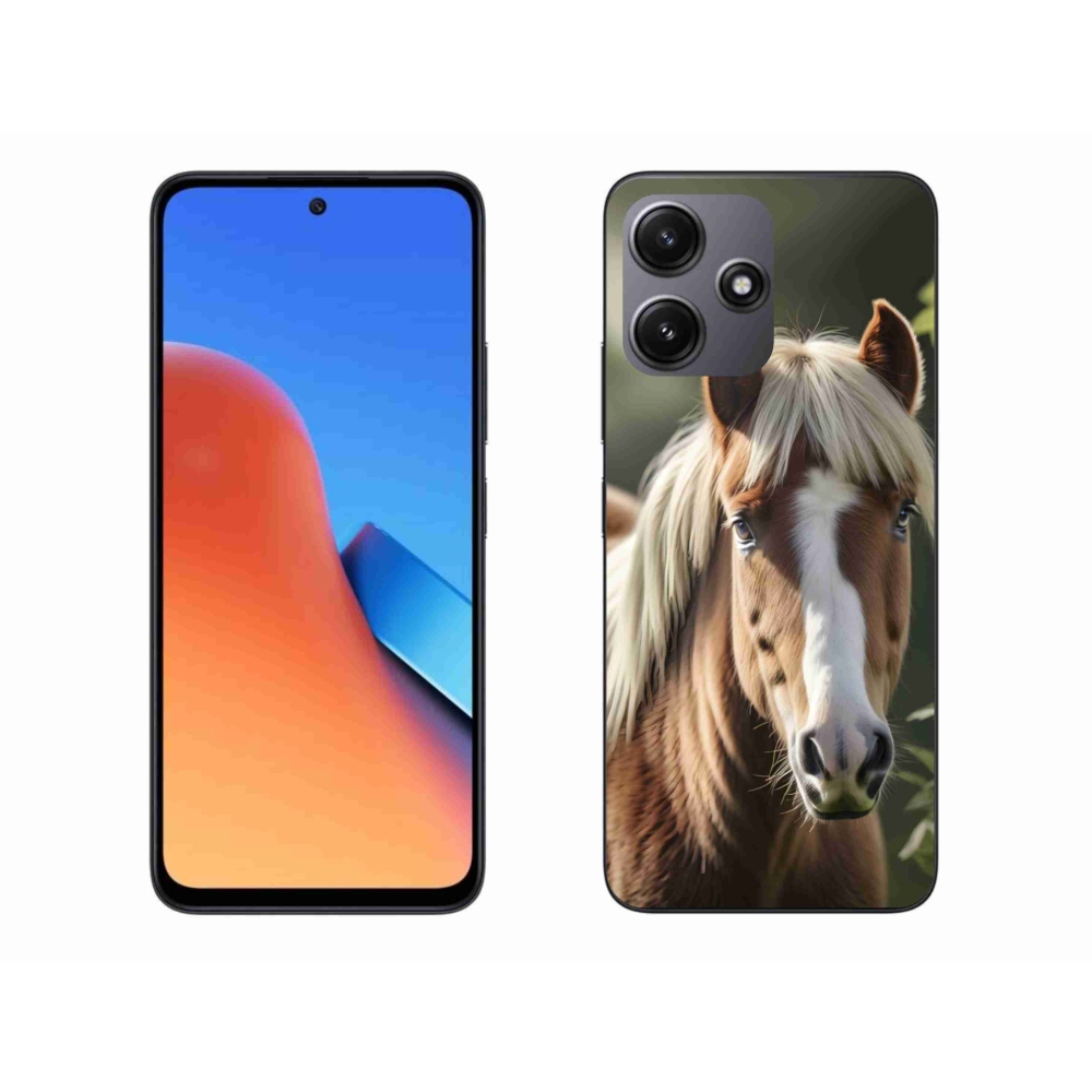 Gélový kryt mmCase na Xiaomi Redmi 12 5G - kôň so svetlou hrivou