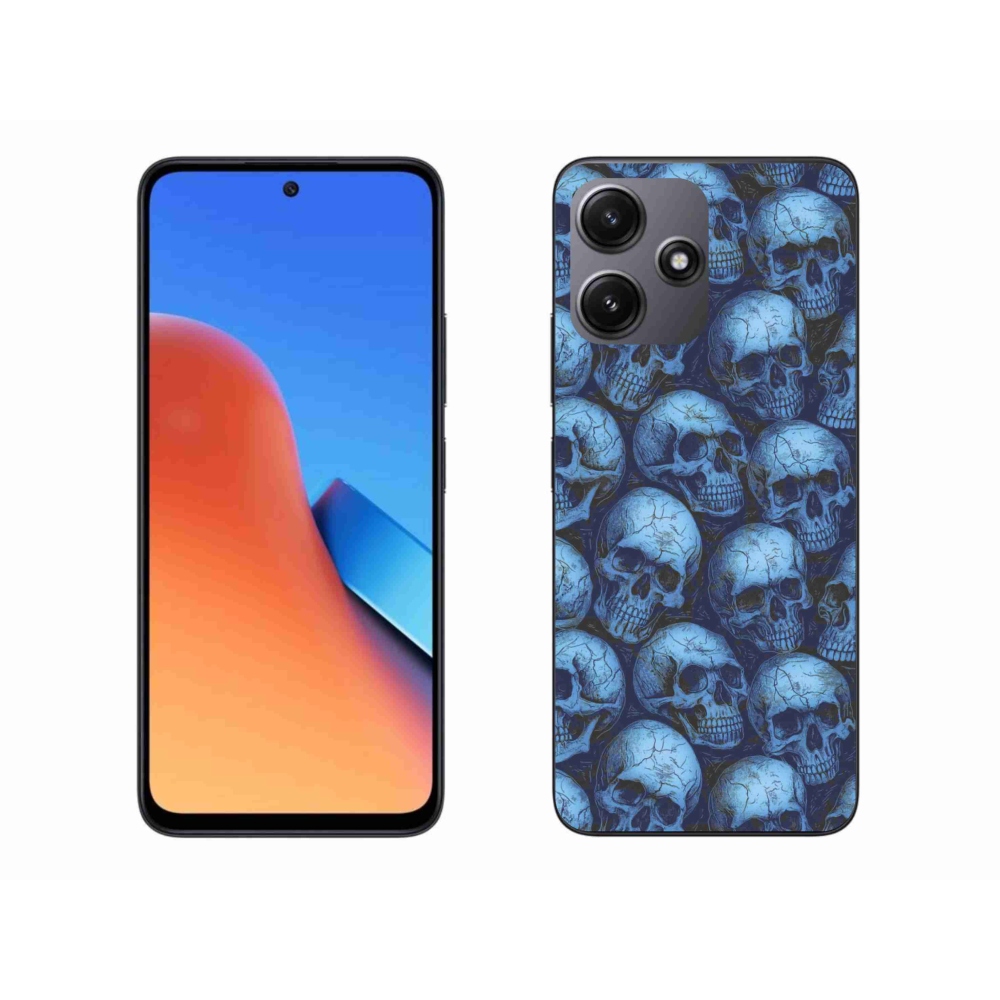 Gélový kryt mmCase na Xiaomi Redmi 12 5G - lebky