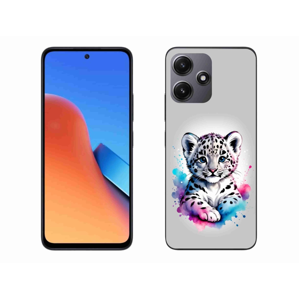 Gélový kryt mmCase na Xiaomi Redmi 12 5G - leopardej mláďa