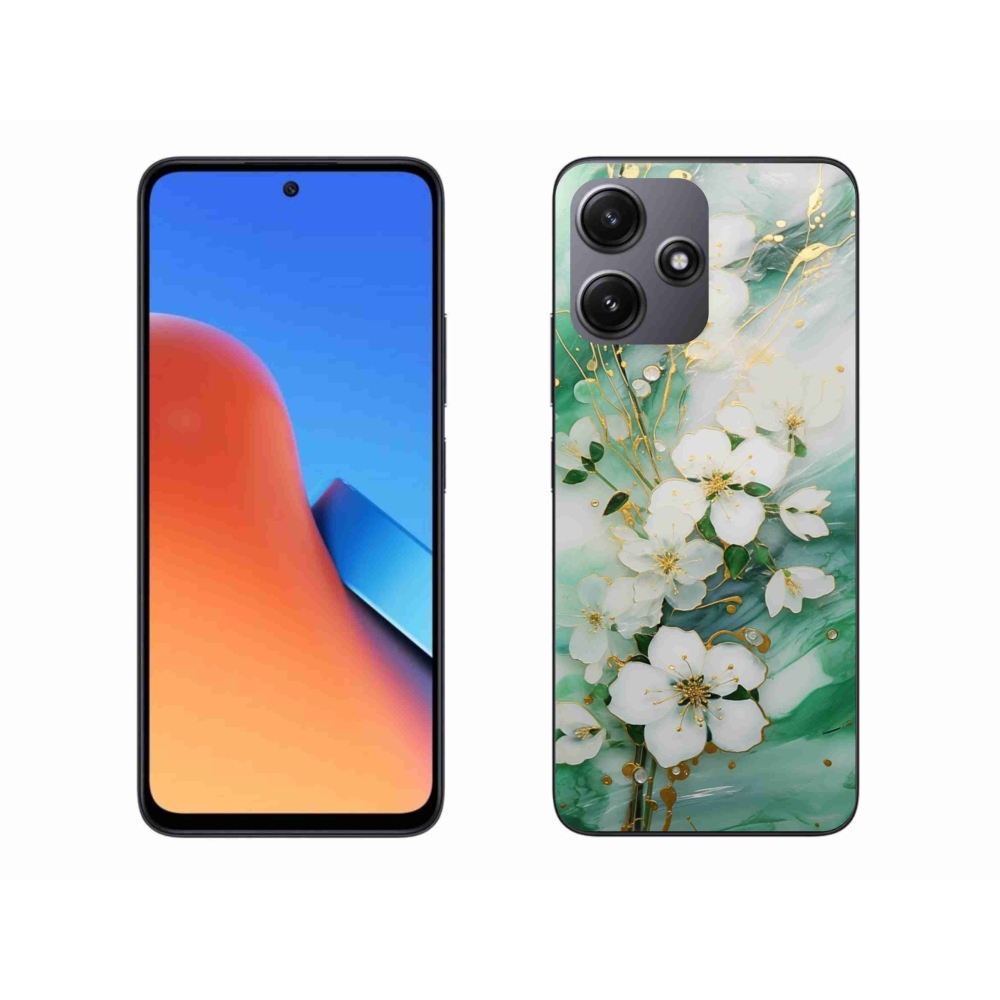 Gélový kryt mmCase na Xiaomi Redmi 12 5G - nežné kvety